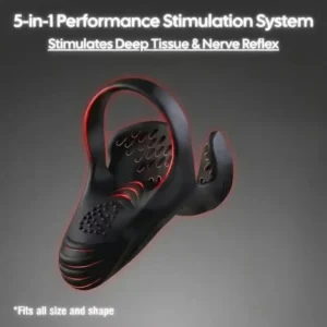 Vibrating electric male masturbation lock ring charging