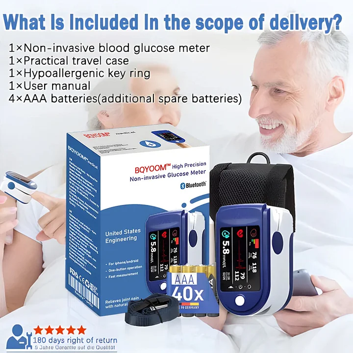 High Precision Non-Invasive Blood Glucose Meter👨⚕️ is clinically certified to be & 99.9% accurate - Image 3