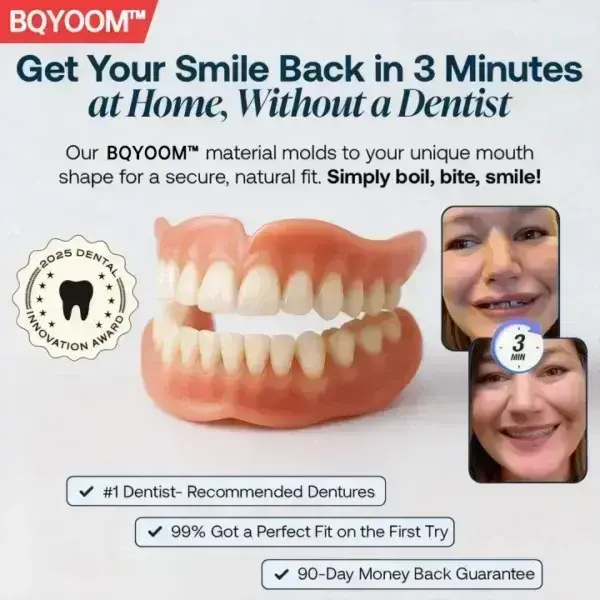 đEnds Today: 70% OFF! Custom-Fit Full Functional DenturesMake you more confident