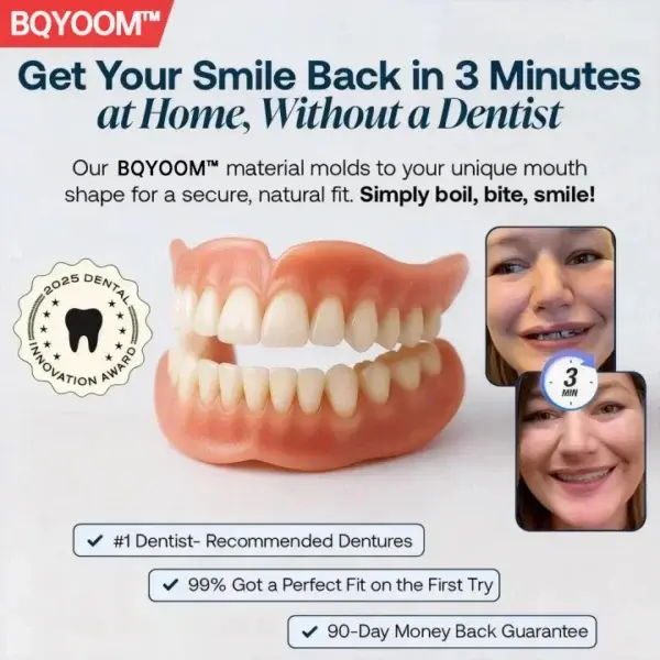đEnds Today: 70% OFF! Custom-Fit Full Functional DenturesMake you more confident