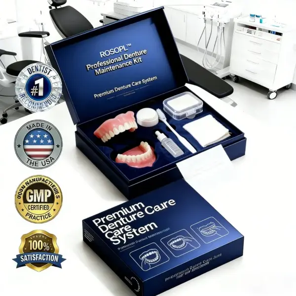 🔥🔥Ends Today: 70% OFF!🦷 ROSOPLTM Custom-Fit Full Functional Dentures Make you more confident
