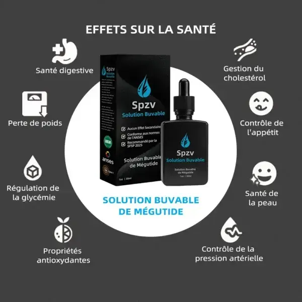 Solution Buvable de Mégutide Brûleur de graisse de qualité alimentaire - Image 11