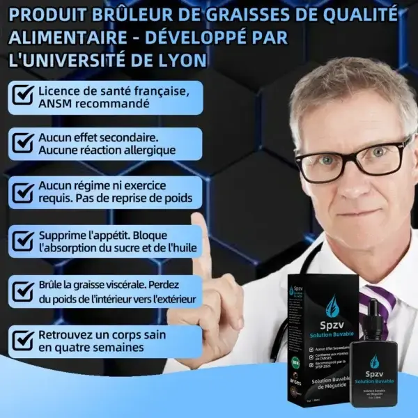 Solution Buvable de Mégutide Brûleur de graisse de qualité alimentaire - Image 2