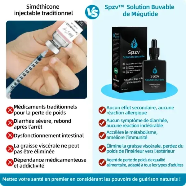 Solution Buvable de Mégutide Brûleur de graisse de qualité alimentaire - Image 4