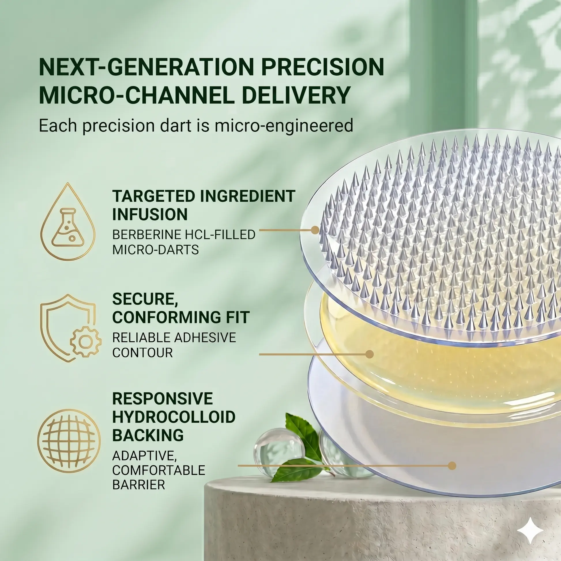 Berberine 10-in-1 Nano Microneedle Slimming Patch - Image 4