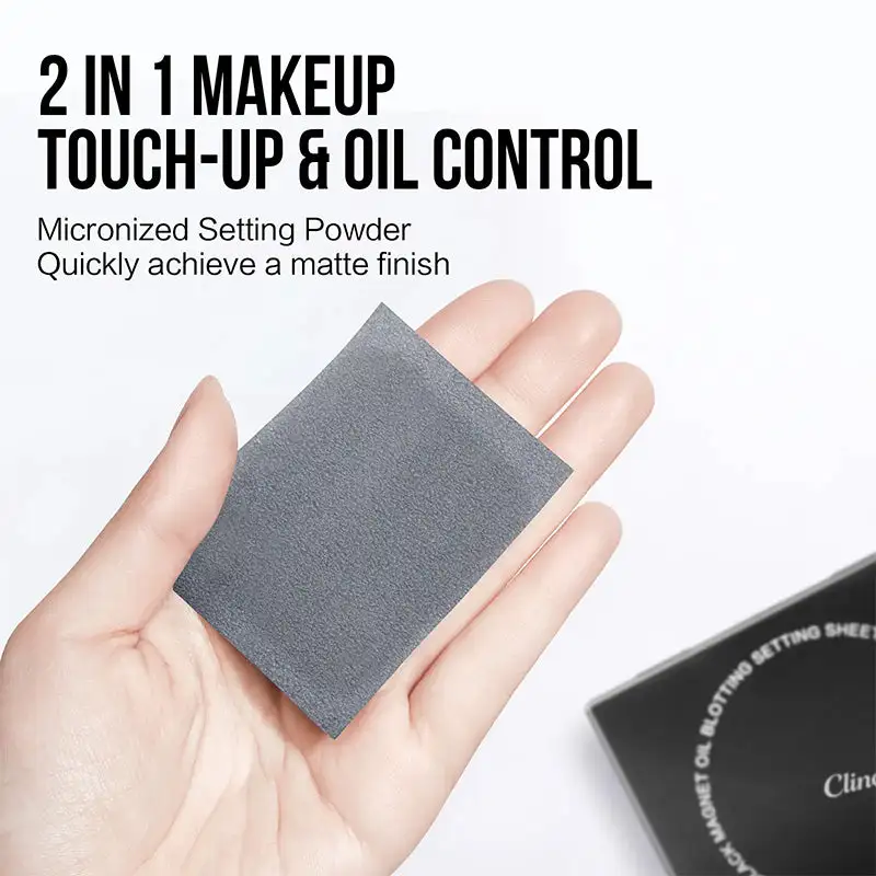 CLINCLII Oil Blotting Sheets + Powder 2026 - Image 2
