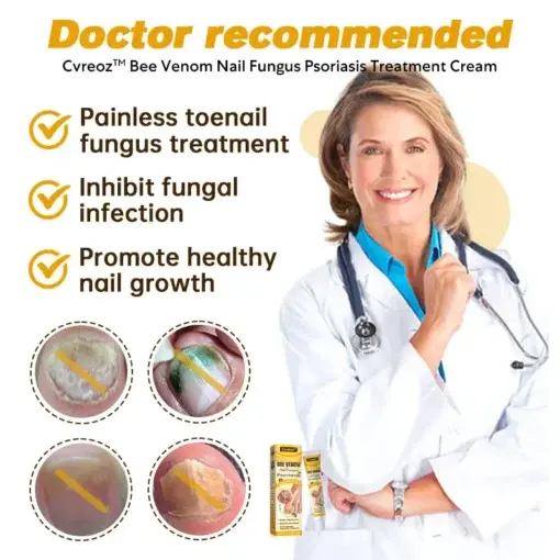 Bee Venom Nail Fungus Psoriasis Treatment Cream - Image 5