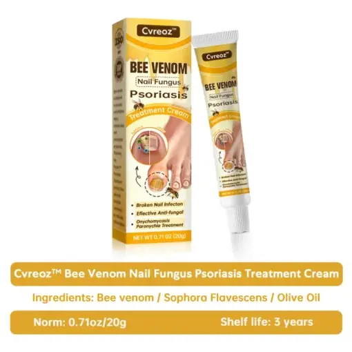 Bee Venom Nail Fungus Psoriasis Treatment Cream - Image 7