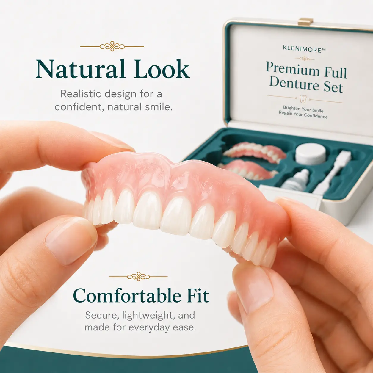 ⏰Ends Today: 70% OFF! Custom-Fit Dentures— Designed for Comfort and a Natural-Looking Smile - Image 4