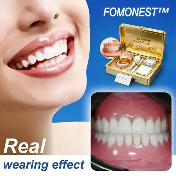 Ends Today: 75% OFF! Full Denture with Strong Suctiond Custom-Fit Full Functional Dentures🦷 - Image 4