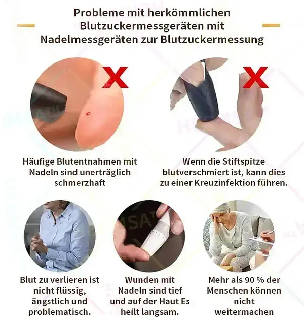 Hochpräzises multifunktionales nicht-invasives Medizinisches Gerät – 99,99% Genauigkeit!Kompatibel mit iOS und Android Smartphones - Image 4