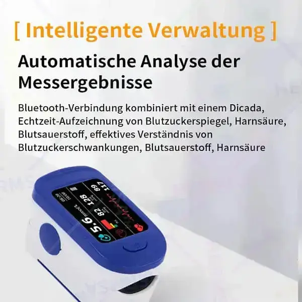 Hochpräzises multifunktionales nicht-invasives Medizinisches Gerät – 99,99% Genauigkeit!Kompatibel mit iOS und Android Smartphones - Image 7