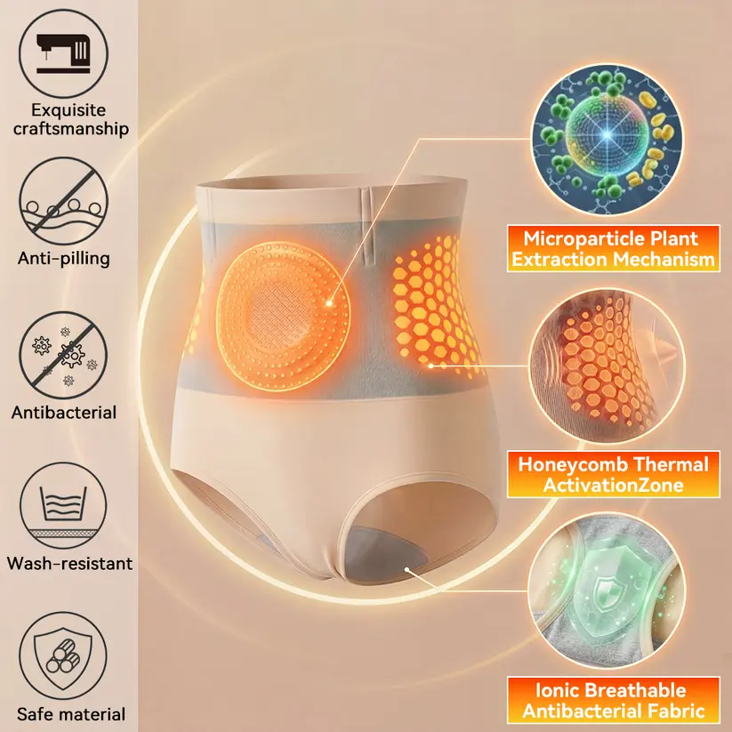 Official Brand Store | 🛡️2026 Moringa & Berberine 4-in-1 Micro-Particle Shaping Shorts - Image 2