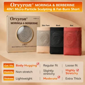 2026 NEW RELEASE Moringa & Berberine 4‑In‑1 Micro‑Particle Sculpting & Fat‑Burn Shorts