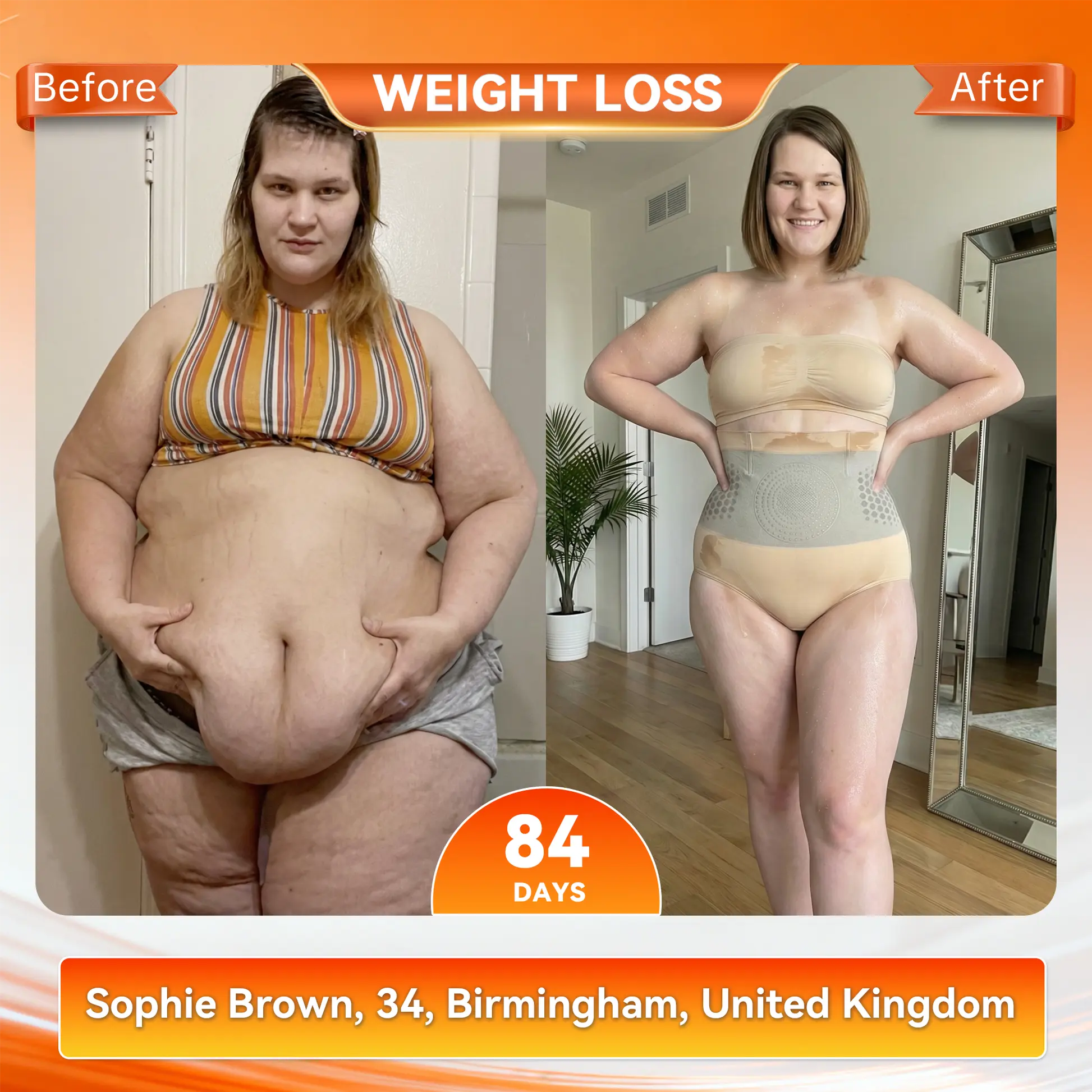Moringa & Berberine 4-in-1 Advanced Sculpting & Fat-Burn Short - Image 3