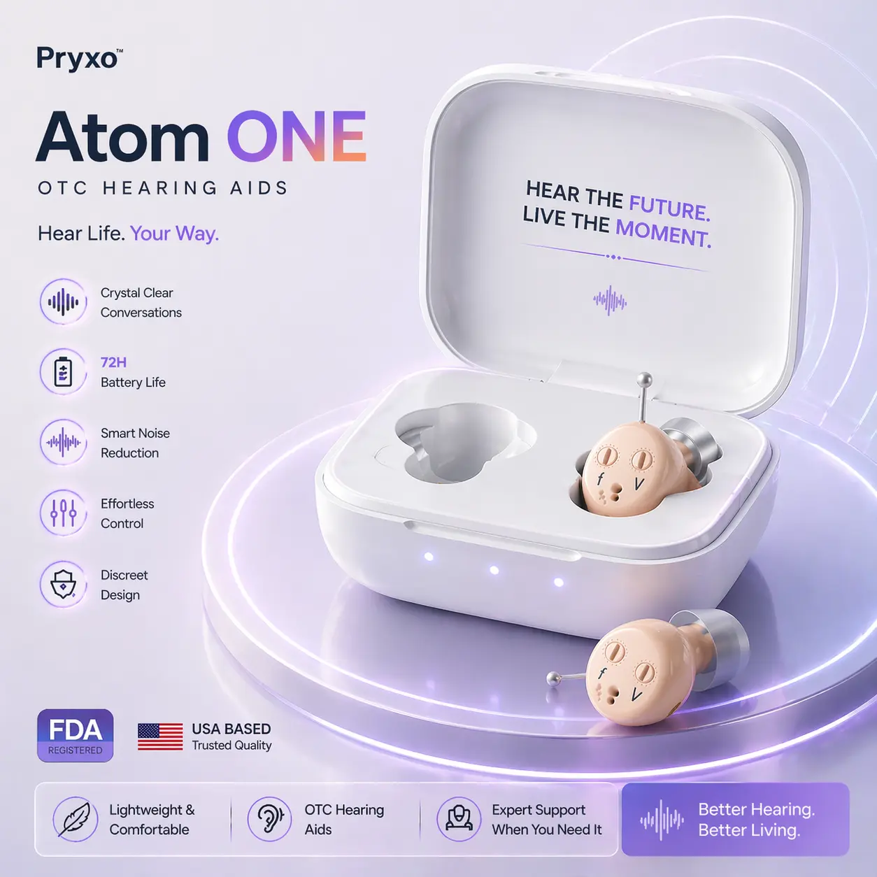 Atom ONE Hearing Aid 2026 | Clear Hearing OTC - Image 11