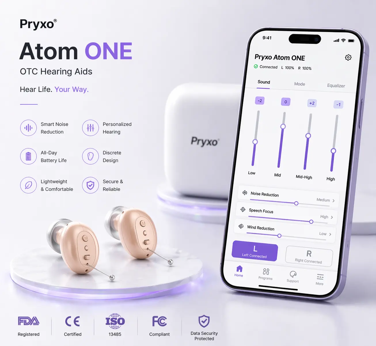 Atom ONE Hearing Aid 2026 | Clear Hearing OTC - Image 9
