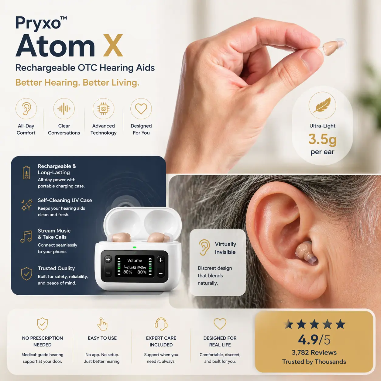 Smart AI Hearing Aid 2026 | Clear Sound - Image 4