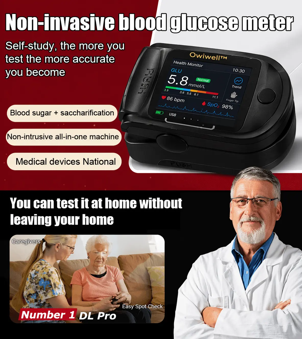 Non-Invasive Glucose Monitor 2026