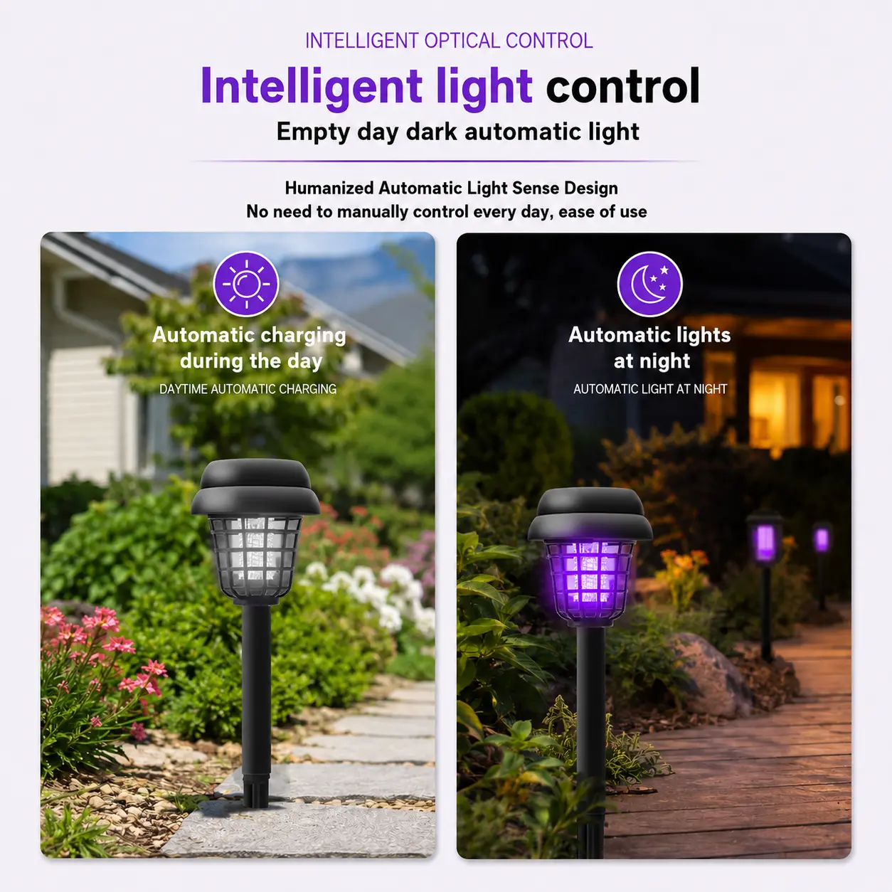 🦟❌Solar-Powered Mosquito Killer Lamp-Outdoor Solar LED Mosquito Killer Garden Lamp - Image 11