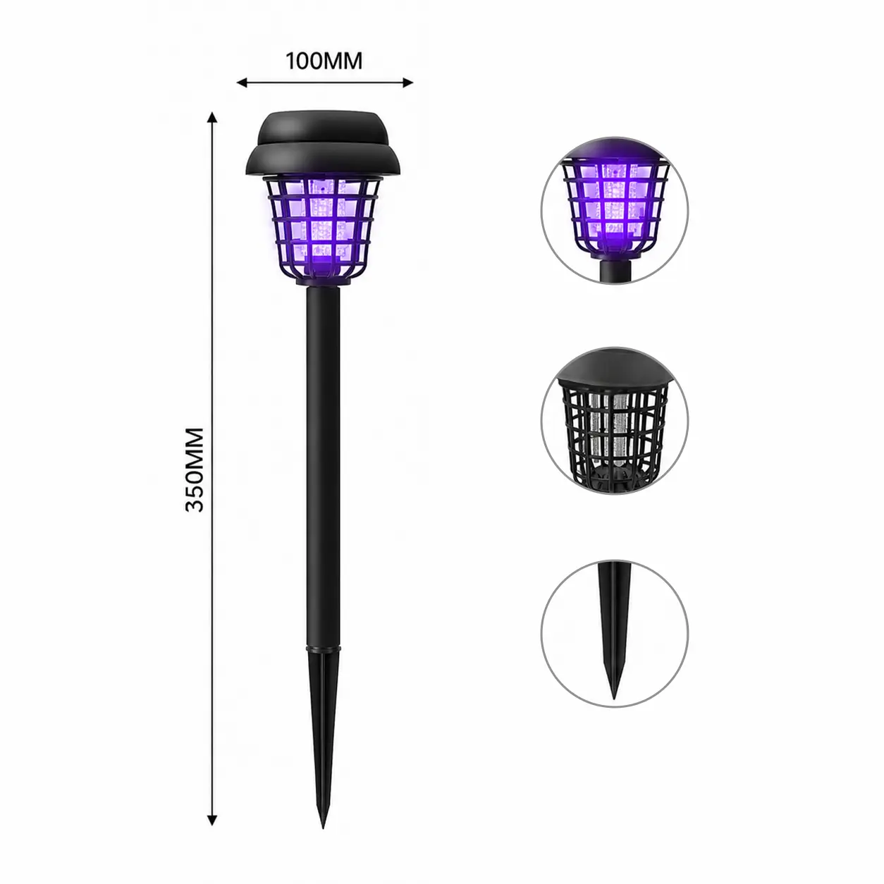 🦟❌Solar-Powered Mosquito Killer Lamp-Outdoor Solar LED Mosquito Killer Garden Lamp - Image 14