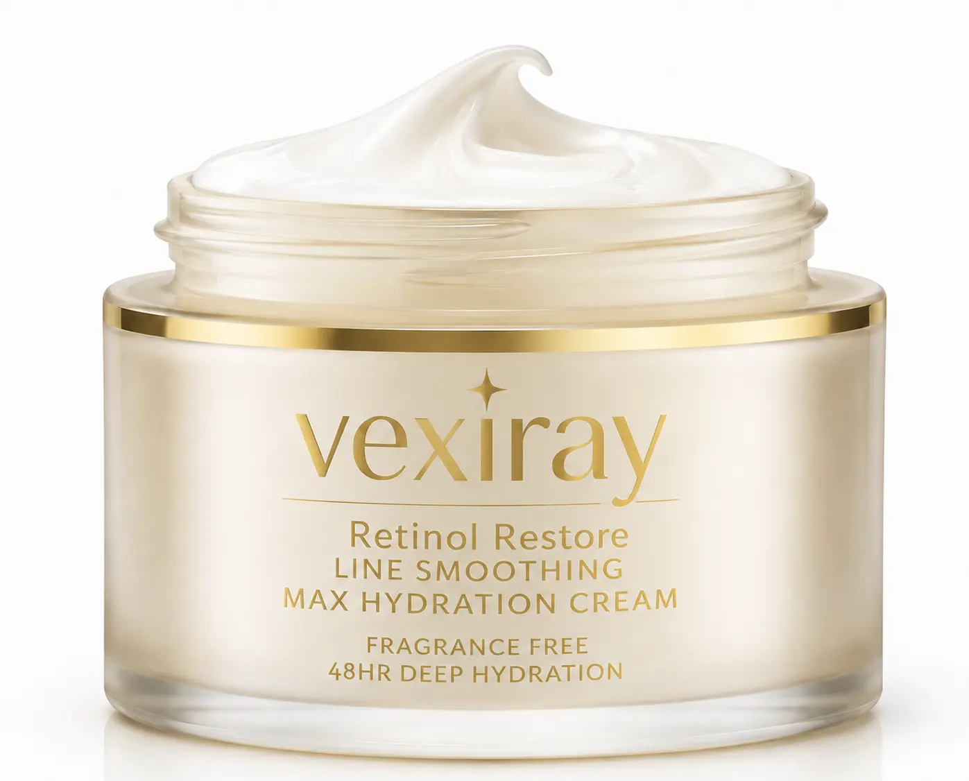 Vexiray Retinol Restore Max Hydration Anti-Aging Daily Face Moisturizer with Hyaluronic Acid, Fragrance-Free, Oil Free Skin Care - Image 8