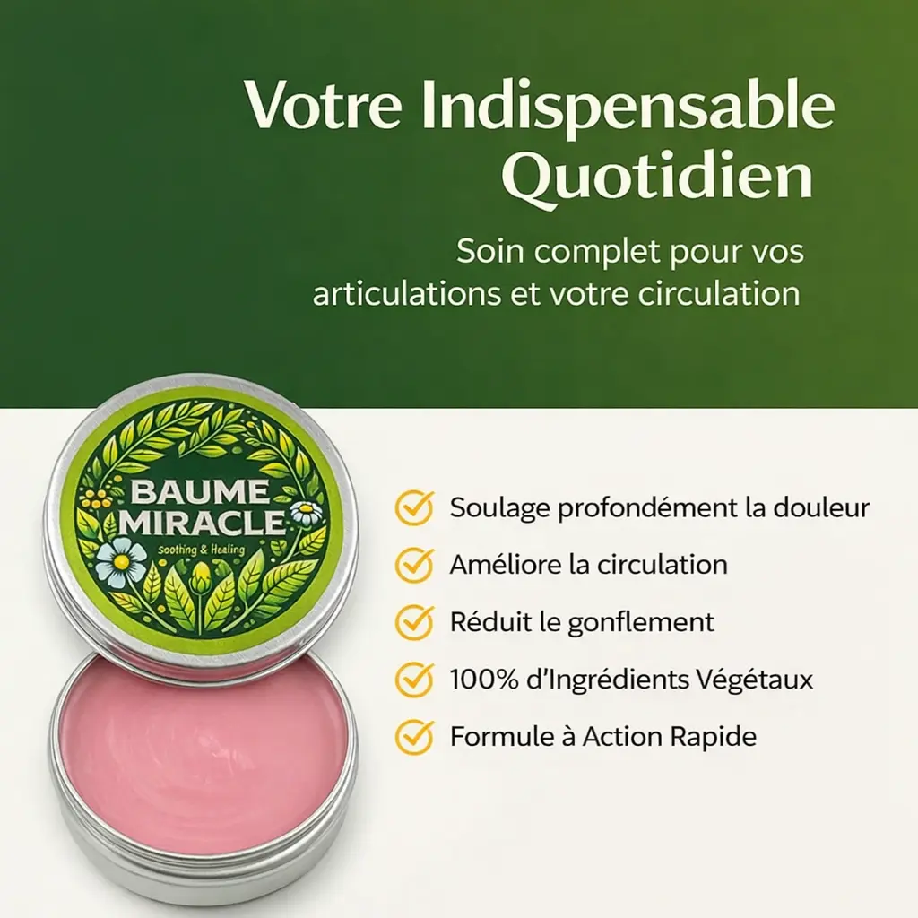 -Baume Miracle – Soulage Fatigue, Courbatures et Douleurs Crème pour Épaules, Lombaires, Genoux, Chevilles – CBS-PH - Image 6
