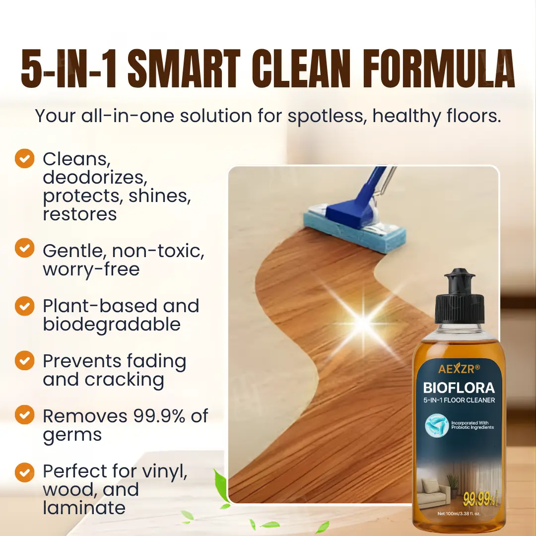 BioFlora 5-in-1 Floor Cleaner 2026 | Fast Dry - Image 3