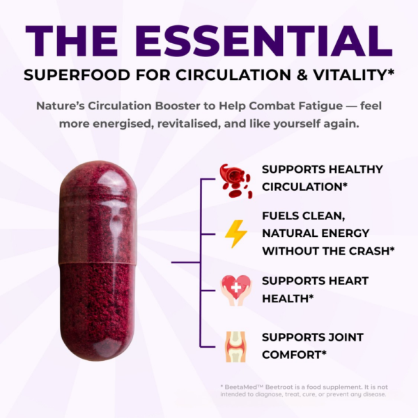 Beetroot Capsules | Organic Energy Support - Image 3