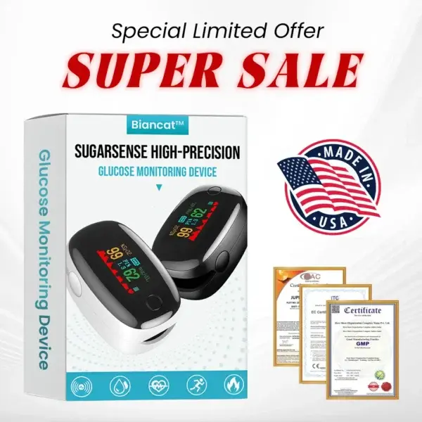 SugarSense High-Precision Glucose Monitoring Device