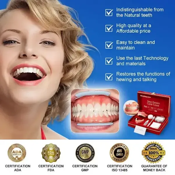 -Ends Today: 70% OFF! Medical Full Denture with Strong Suctiond Custom-Fit Full Functional Dentures🦷 - Image 4