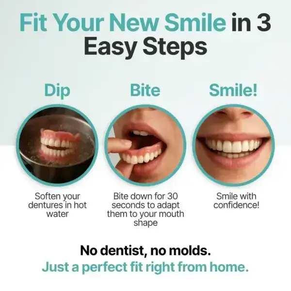⏰Ends Today: 70% OFF! Custom-Fit Dentures— Designed for Comfort and a Natural-Looking Smile - Image 15