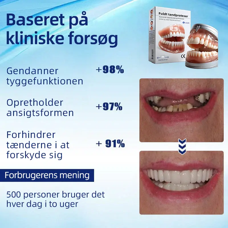 Fuldt tandproteser Sæt 🦷🦷💃Avancerede selvjusterende tandlæge Materialer (⏰Begrænset tidsrabat sidste 30 minutter⏰) - Image 18