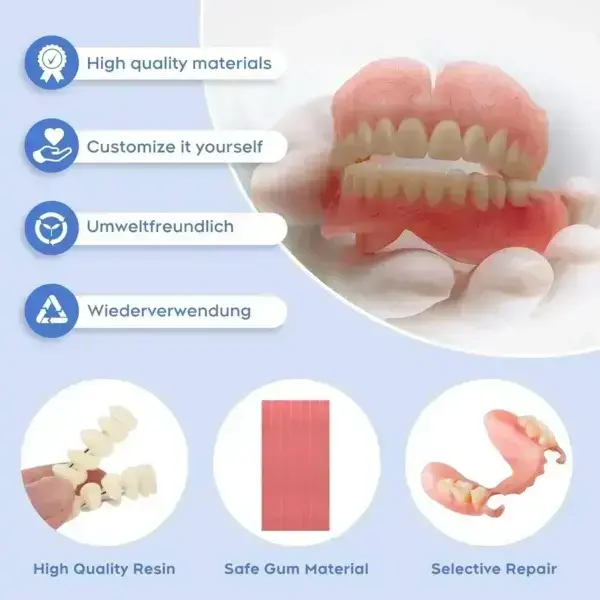 🔥Limited Time 50% OFF: 2nd ltem 60% Full Denture with Strong Suction ✅ Made and Shipped from the USA🍀 - Image 5