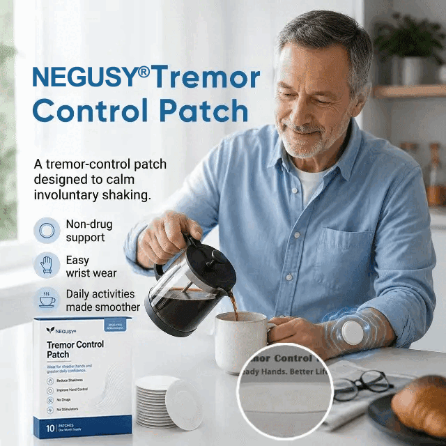 Tremor Control Patch 2026 | Drug-Free Hand Support