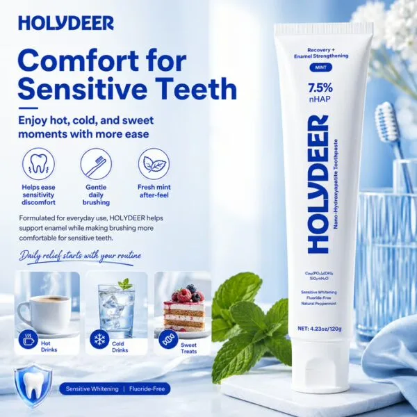 Nano Hydroxyapatite Toothpaste – Fluoride-Free Enamel Repair Paste - Image 6