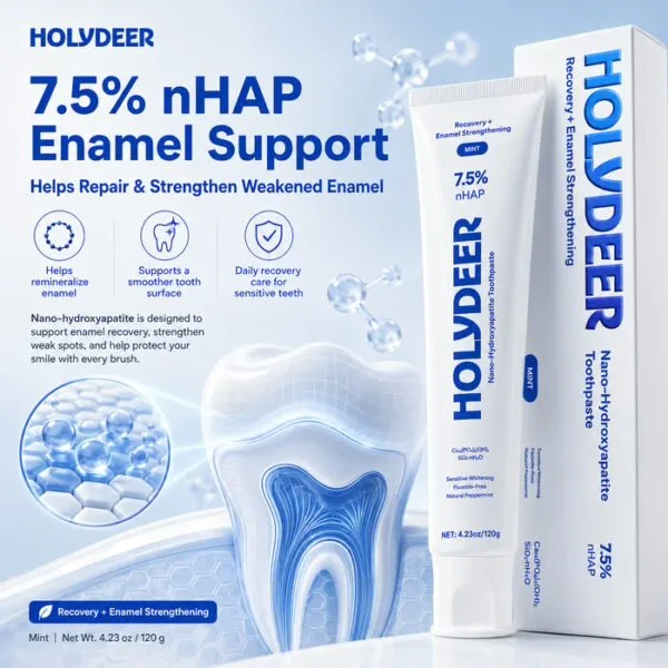 Nano Hydroxyapatite Toothpaste – Fluoride-Free Enamel Repair Paste - Image 7
