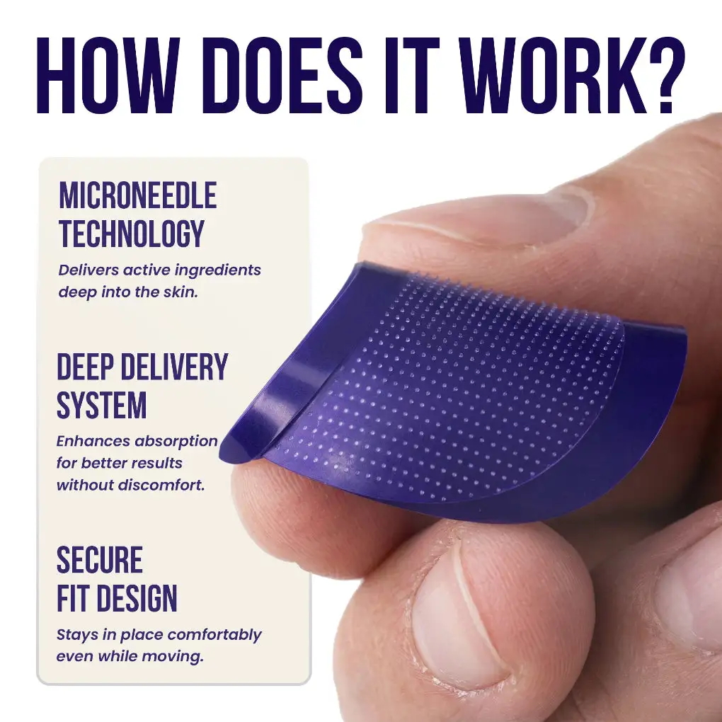 Oros Dissolving Microneedle Eye Patches for Men - Image 3