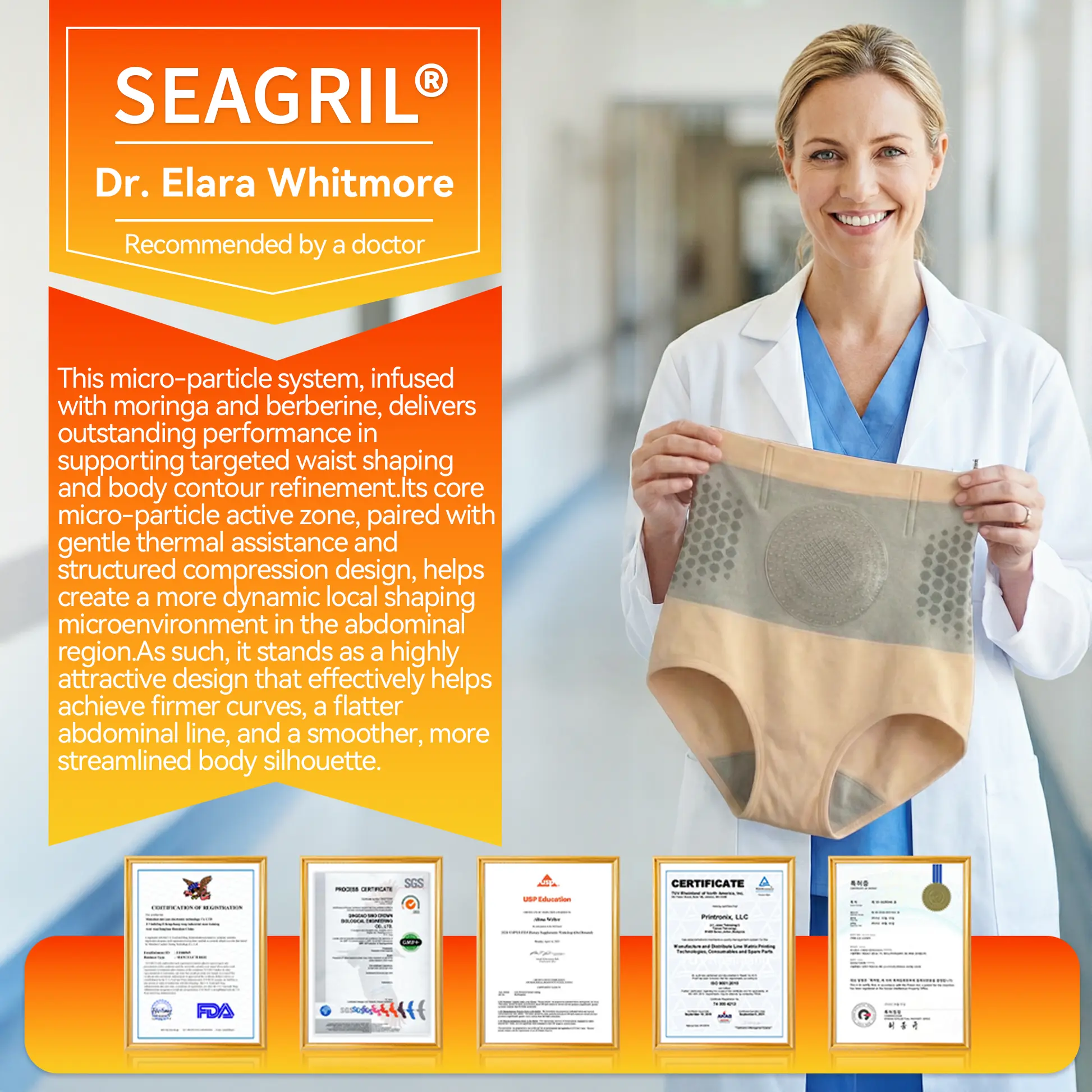 🏆𝐎𝐟𝐟𝐢𝐜𝐢𝐚𝐥 𝐁𝐫𝐚𝐧𝐝 𝐒𝐭𝐨𝐫𝐞 | Moringa & Berberine 4-In-1 Micro-Particle Sculpting & Fat-Burn Shorts( Suitable for both 🙍♂️men and 🙍♀️women ) - Image 9