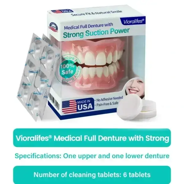 Medical Full Denture with Strong Suction - Image 2