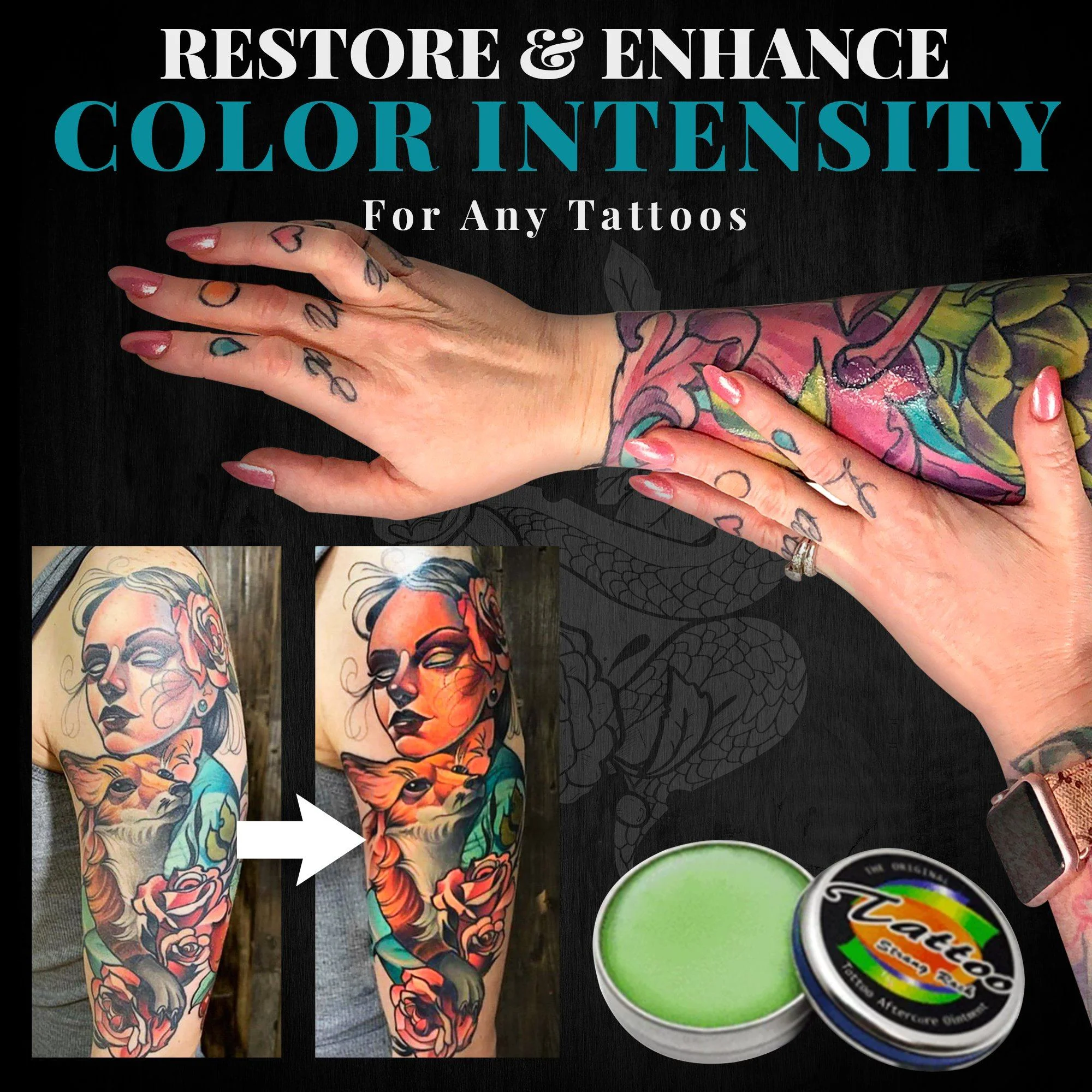 Tattoo Brightening Aftercare Balm - Image 6