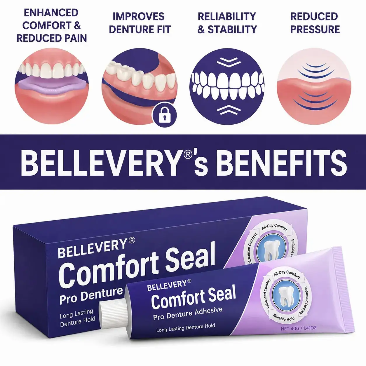 Comfort Seal Pro Denture Adhesive - Image 3
