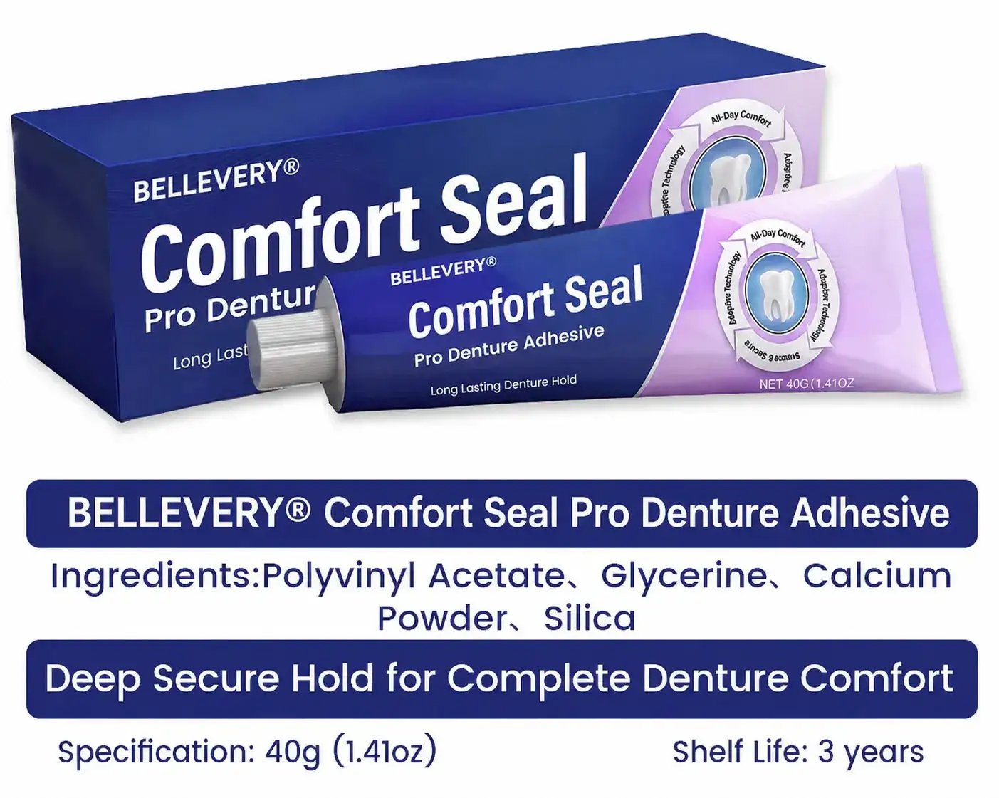 Comfort Seal Pro Denture Adhesive - Image 4