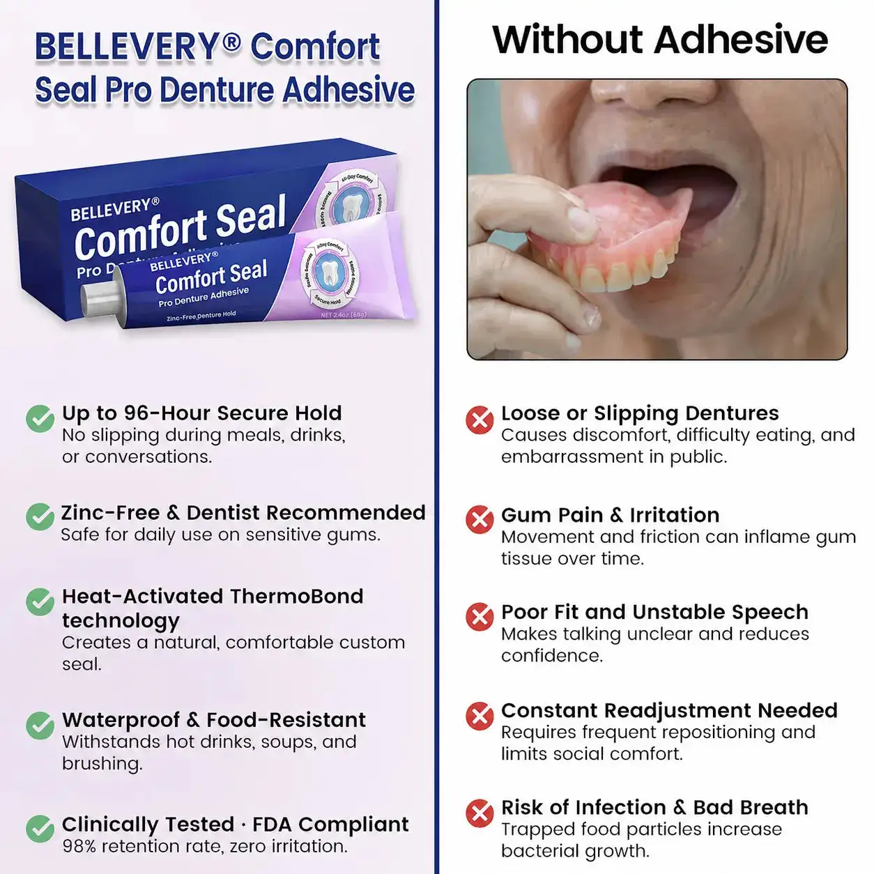 Comfort Seal Pro Denture Adhesive - Image 7