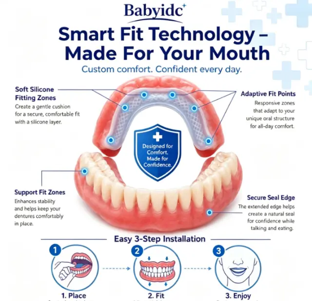 Custom-Fit Dentures for Everyday Comfort - Image 2