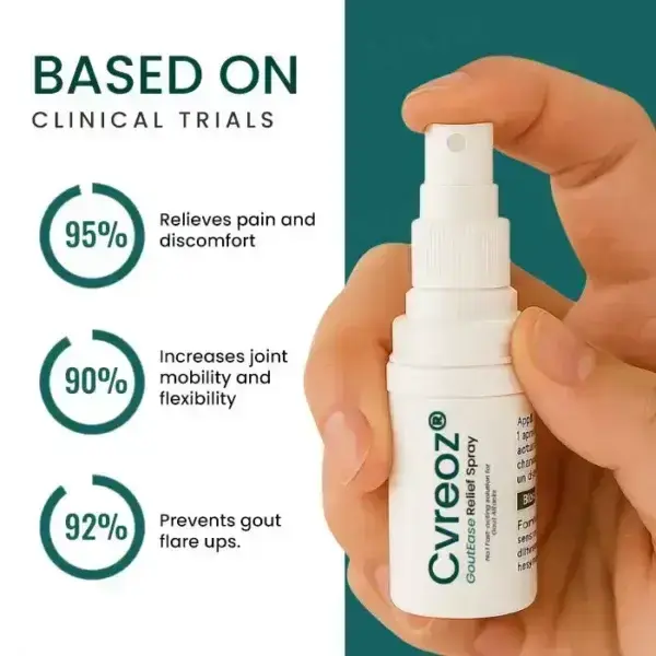 Cvreoz GoutEase Relief Spray | Fast-Acting Gout Pain Relief - Image 3