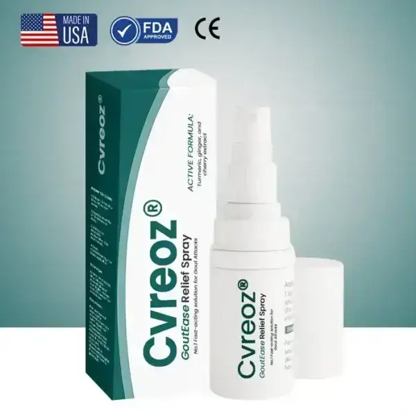 Cvreoz GoutEase Relief Spray | Fast-Acting Gout Pain Relief - Image 9