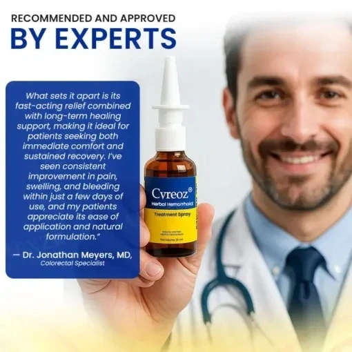 Cvreoz Herbal Hemorrhoid Treatment Anal Spray - Image 3