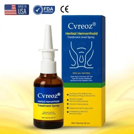 Cvreoz Herbal Hemorrhoid Treatment Anal Spray - Image 5