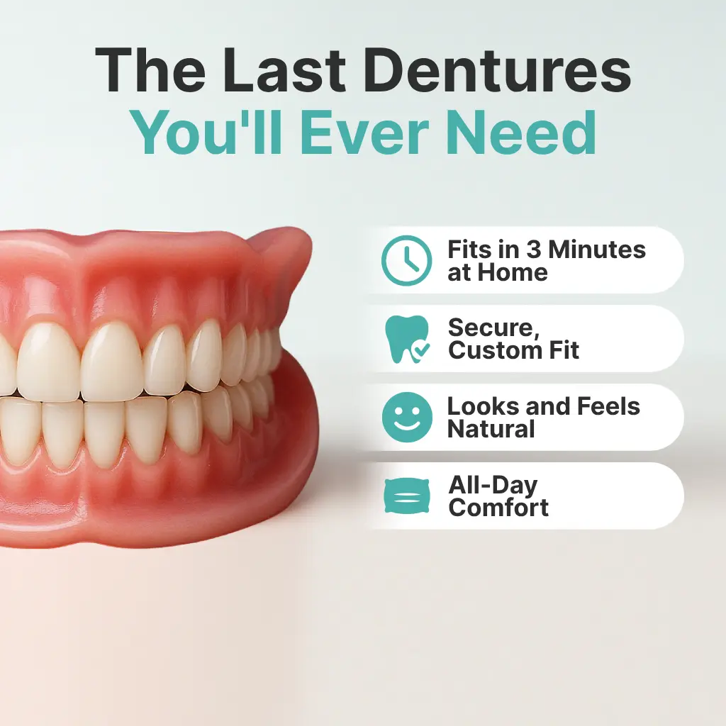 GGVbeauty Custom-Fit Dentures | At-Home Functional Teeth - Image 2